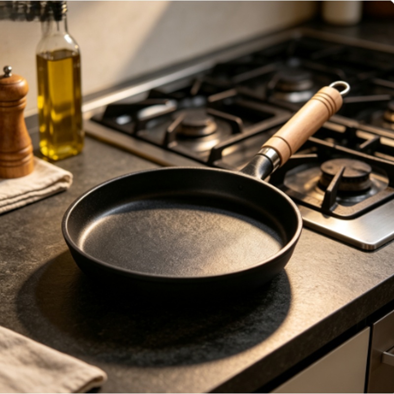 26cm Uncoated Cast Iron Skille - Mini Pancake Griddle ulasan dan harga