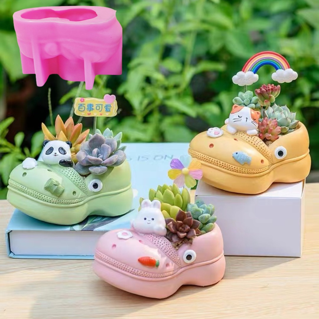 3D Animal Slippers Succulent P - Potsticker Mold ulasan dan harga