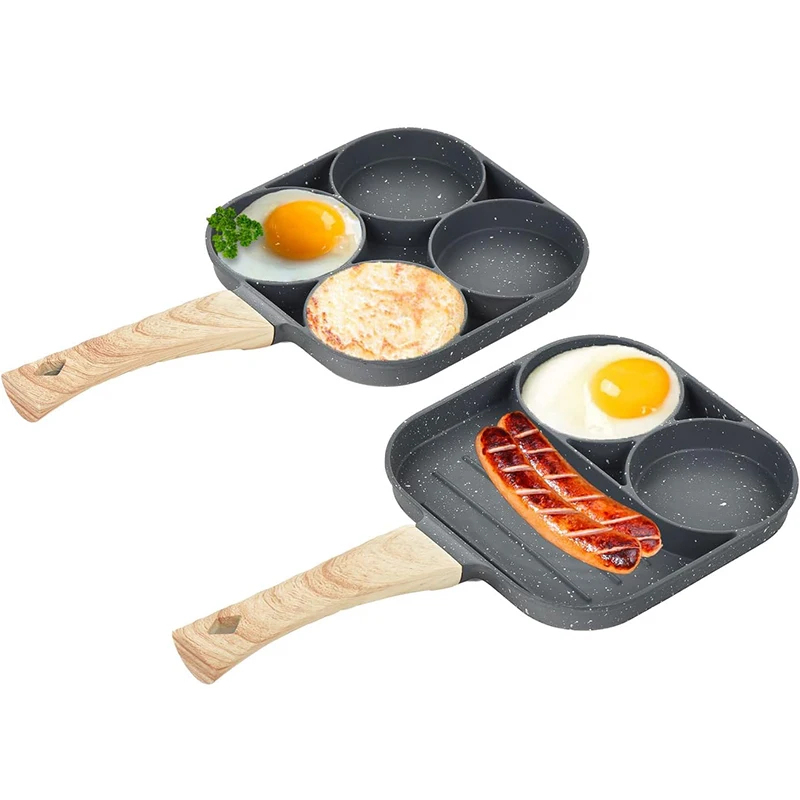Pancake Egg Frying Pan 4 Cups  - Egg Waffle Pan ulasan dan harga