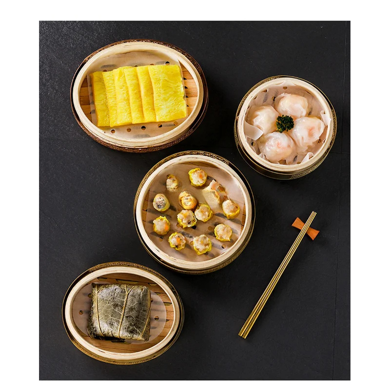 Chinese Bamboo Dimsum Lid Dump - Bao Steamer Bamboo ulasan dan harga