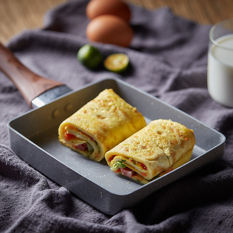 Frying Pan Tamagoyaki Omelette - Mini Pancake Griddle ulasan dan harga