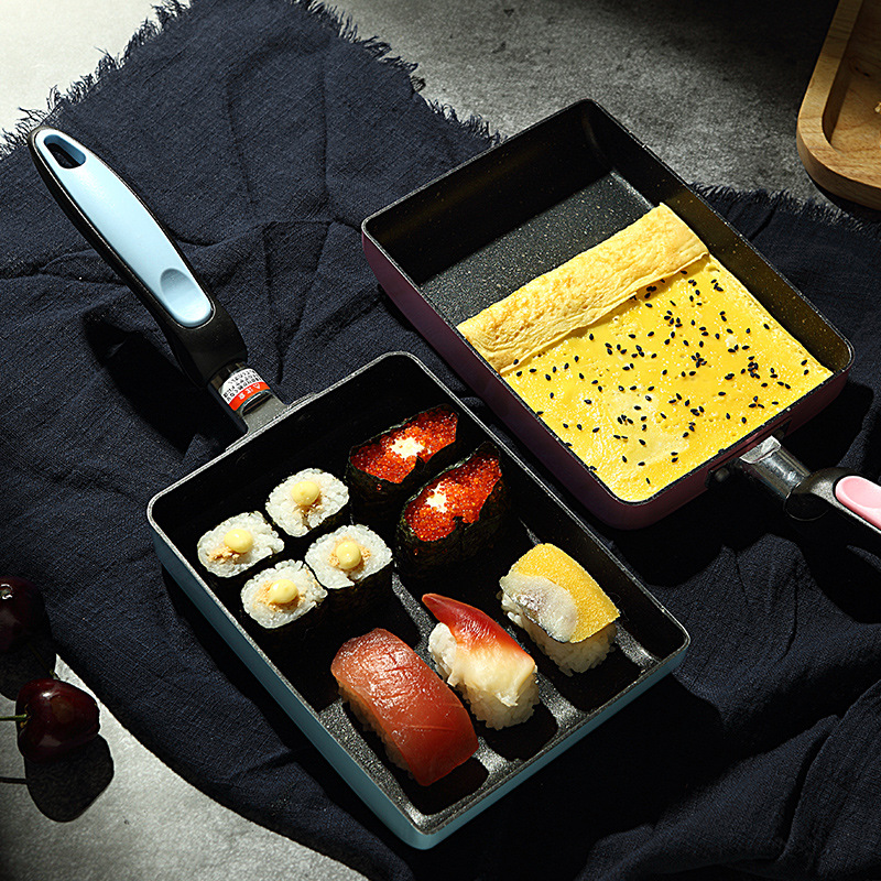Frying Pan Tamagoyaki Omelette - Mini Pancake Griddle ulasan dan harga
