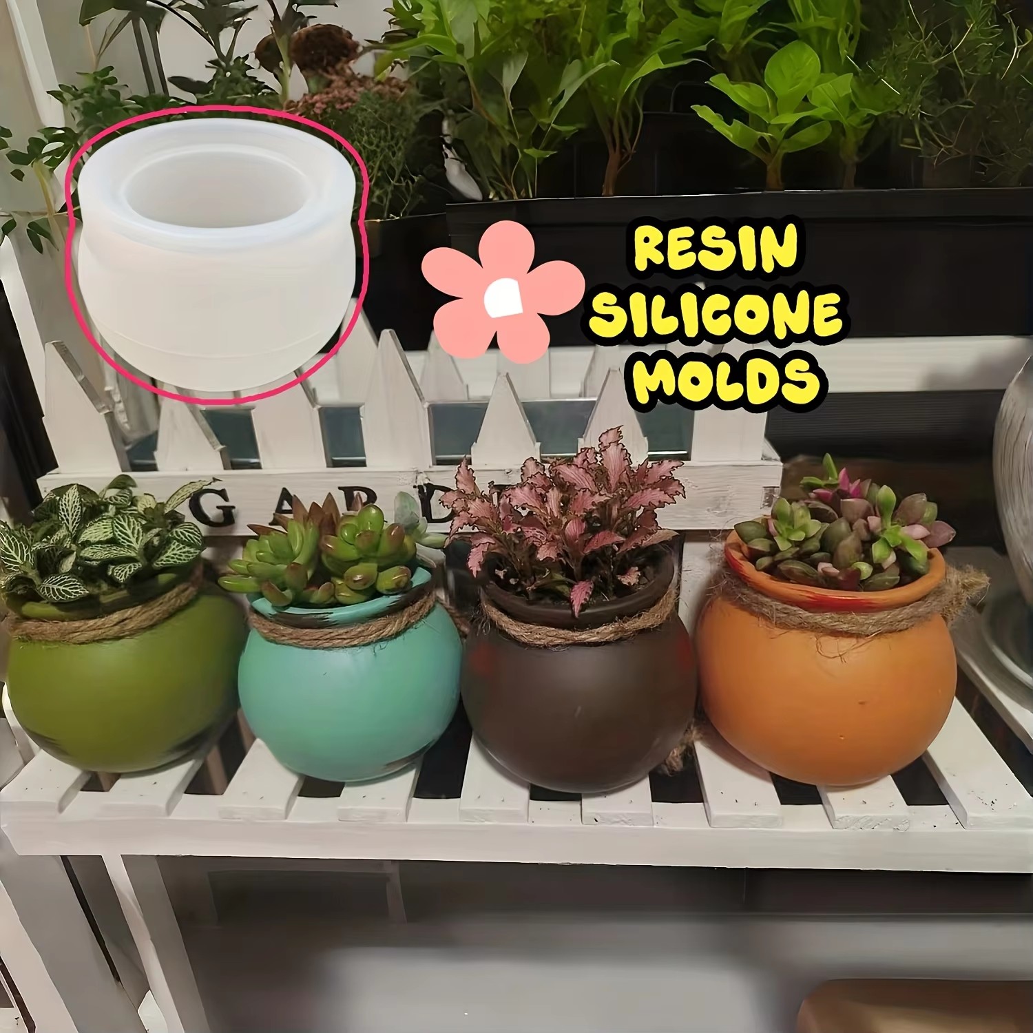 Silicone Flower Pot Molds, Res - Potsticker Mold ulasan dan harga