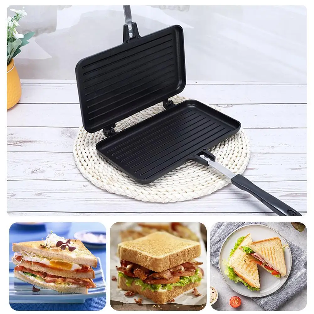 Double-Sided Frying Pan Non-St - Mini Pancake Griddle ulasan dan harga