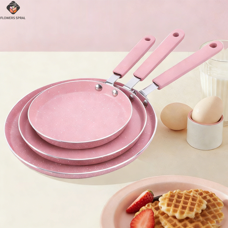 1 Non Stick Pink Frying Pan Fo - Egg Waffle Pan ulasan dan harga