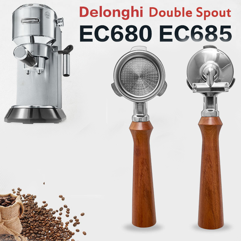 Double Spout 51mm Coffee Porta - Delonghi Espresso Magnifica ulasan dan harga