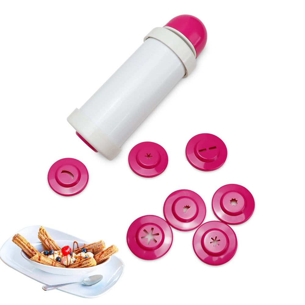 DIY Manual Cookie Press Maker  - Churros Maker Gun ulasan dan harga