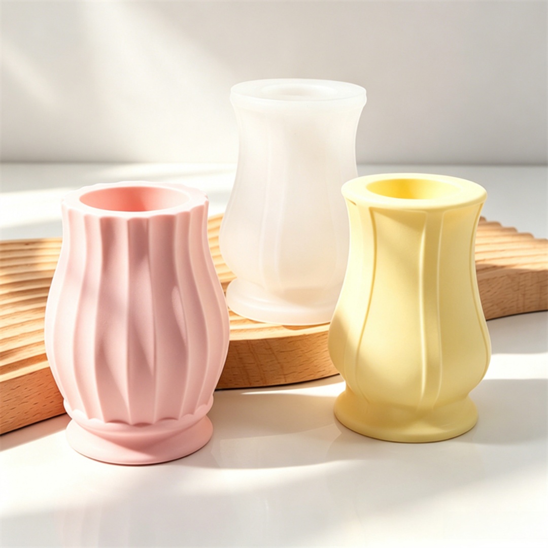 Embossed Pattern Curved Vase S - Potsticker Mold ulasan dan harga