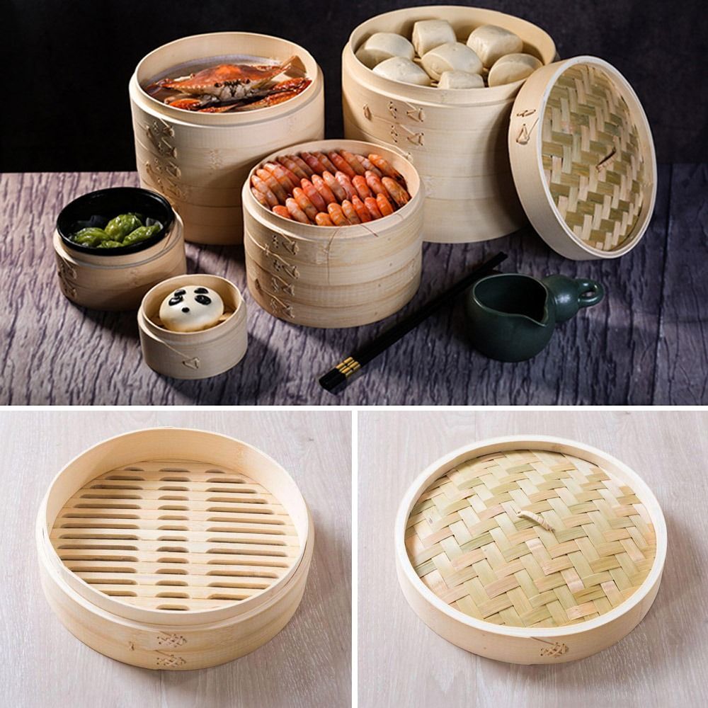 Chinese Steamer Basket Bamboo  - Bao Steamer Bamboo ulasan dan harga