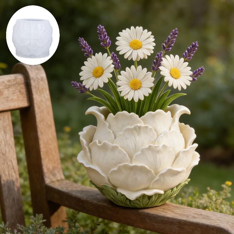 3D Handmade Peony Flower Pot S - Potsticker Mold ulasan dan harga