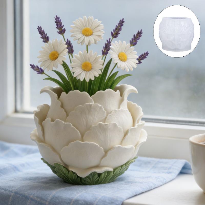 3D Handmade Peony Flower Pot S - Potsticker Mold ulasan dan harga