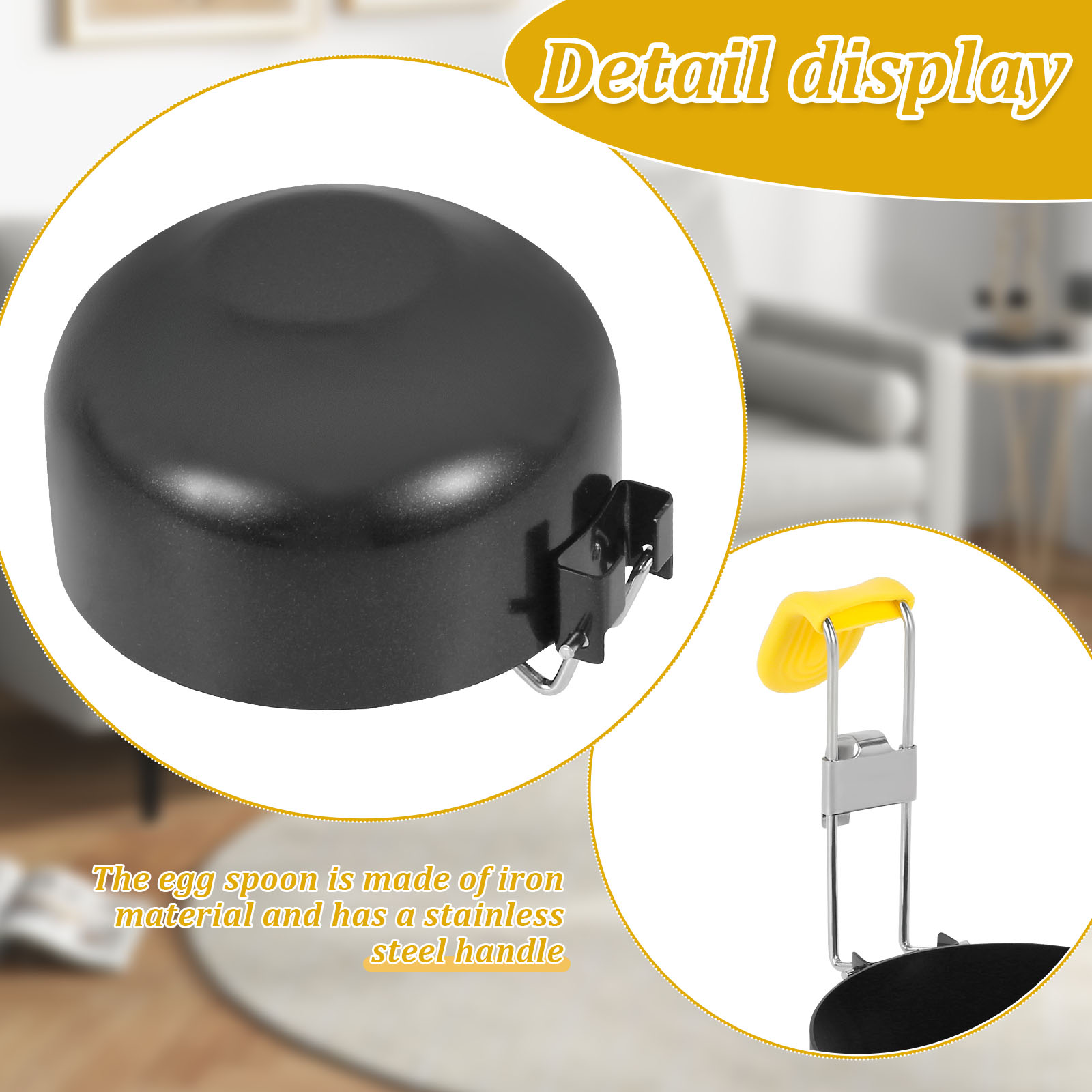 4 Pack Stainless Steel Egg Poa - Mini Pancake Griddle ulasan dan harga