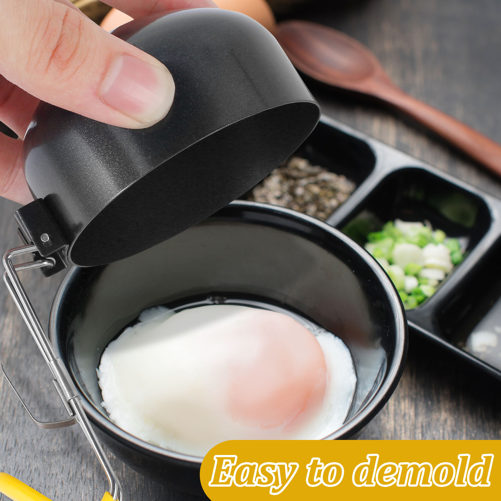 4 Pack Stainless Steel Egg Poa - Mini Pancake Griddle ulasan dan harga